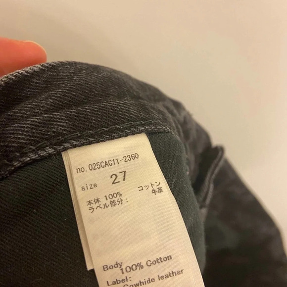 Moussy Vintage Libby Black Distressed Skirt Size 27 - Picture 7 of 7